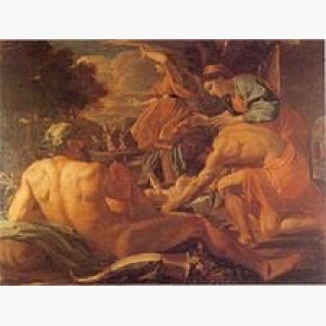 Midas na fonte de Pactolus