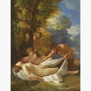 Nymph With Satyrs