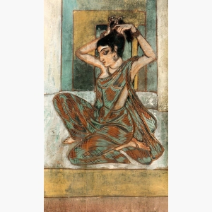 Hair Dressing - Nandalal Bose