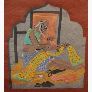 Tailor by Nandalal Bose (1937)