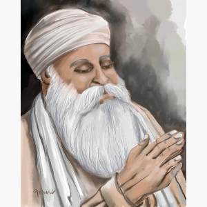 Guru Nanak Dev Ji Canvas Painting