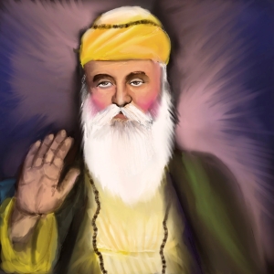 Portrait Of Guru Nanak Dev Ji