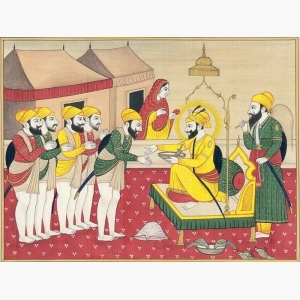 Guru Nanak Dev Ji Canvas Painting