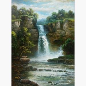 Waterfall Canvas Painting