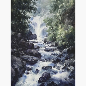 Waterfall Canvas Painting