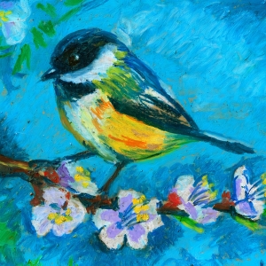 Bird Painting Square