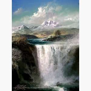 Water Fall Painting