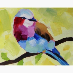 Modern Bird Painting