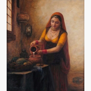 Lady with Milk Pots