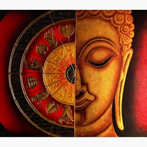 Buddha Wall Painting Art