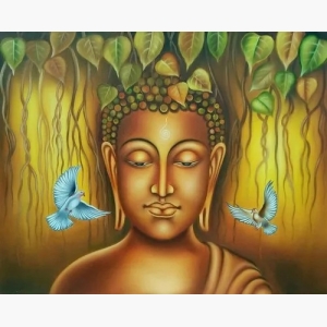 Canvas Lord Buddha Painting