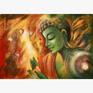 Contemplation - Buddha Meditates