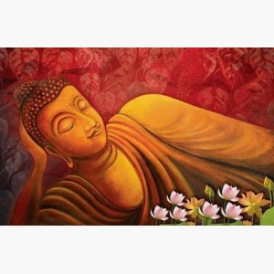 Lord Buddha Wall Painting
