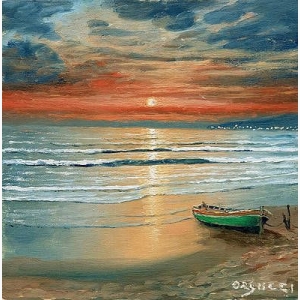 Beach Evening Landscape