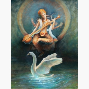 Saraswati Painting