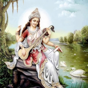 Saraswati Painting