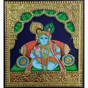 Lord Krishna Tanjore Painting