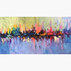 Abstract Dream landscape Handmade Paintings