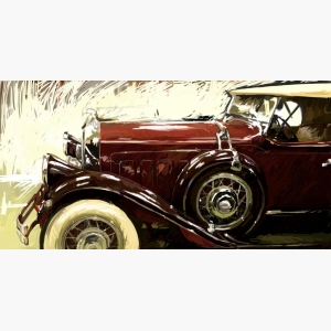 Old Car Paintings