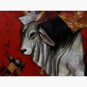 Nandi Bull Painting