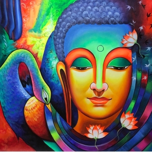 Budhha oil paintings