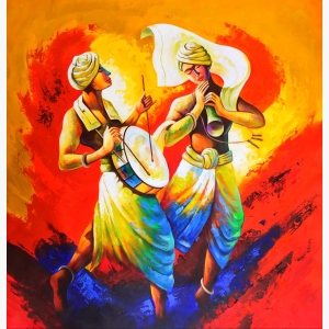 Local Music & Musicians Handmade painting