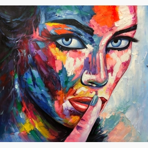 Faces Handmade Oil Painting