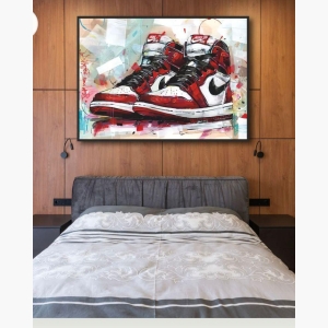 Nike Air Jordan Shoes  painting