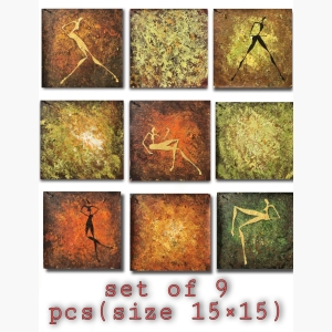 Abstract Multi Handpainted Art Painting