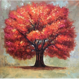Trees art beautiful Handmade painting