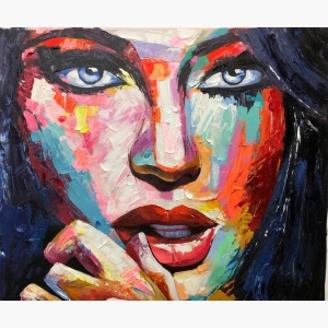 Lady Modern art paintings