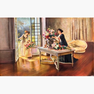 Lady Modern art paintings