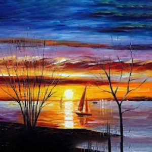 Sunrise paintings