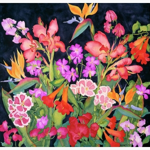 Abstract Flower Painting