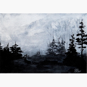 Black and White Painting