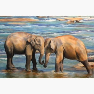 Elephant Art paintings