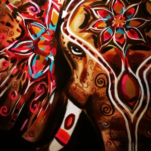 Elephant Art paintings