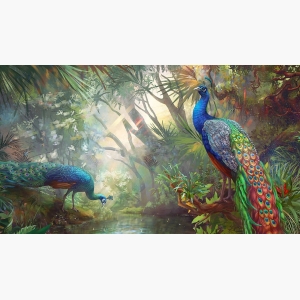 Peacock Painting