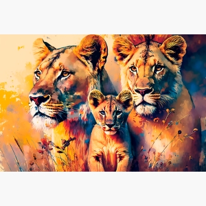 Lion Painting