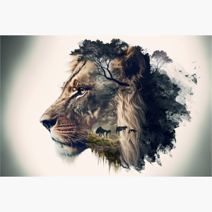 Lion Painting