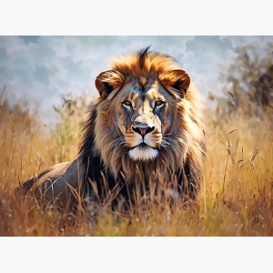 Lion Painting