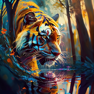 Tiger Painting