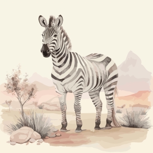 Zebra Painting