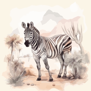 Zebra Painting