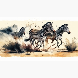 Zebra Painting