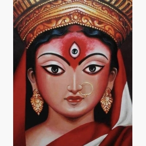 Maa durga painting