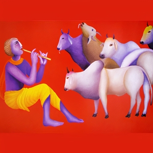 Manjit Bawa Painting