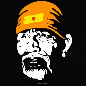 New Sai Baba Painting Square