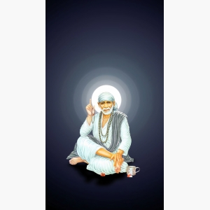 Sai Baba Big Canvas Painting