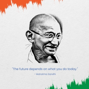Mahatma Gandhi Painting